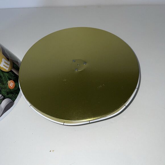 M&M's Christmas Tree Musical Rotating Tin 2017 - Plays "Deck The Halls" - Works! - Picture 7 of 8